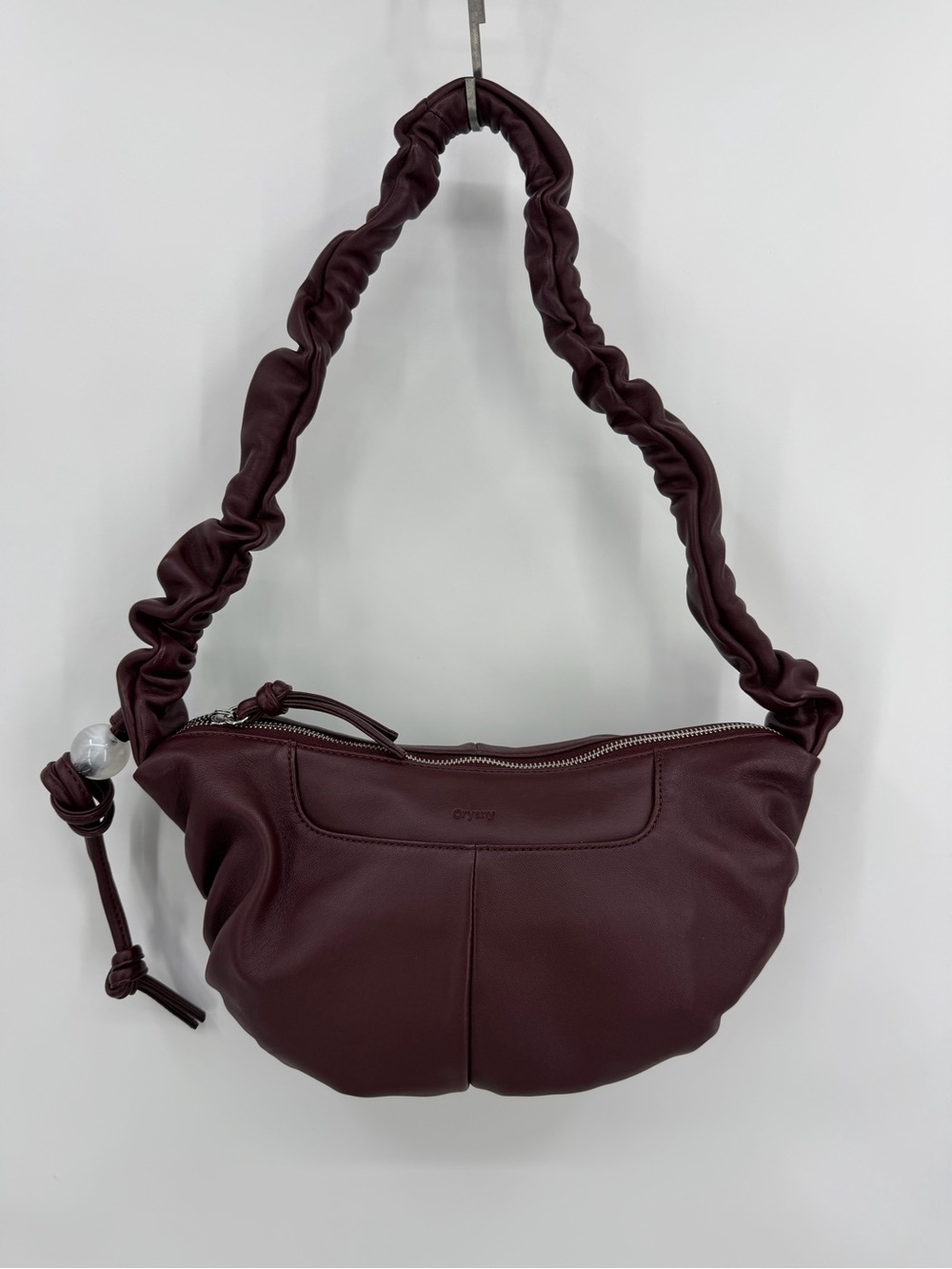 Oryany Kech Ruched Leather Sling Bag